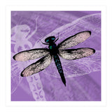 Blue dragonfly vector (Print Only) thumbnail