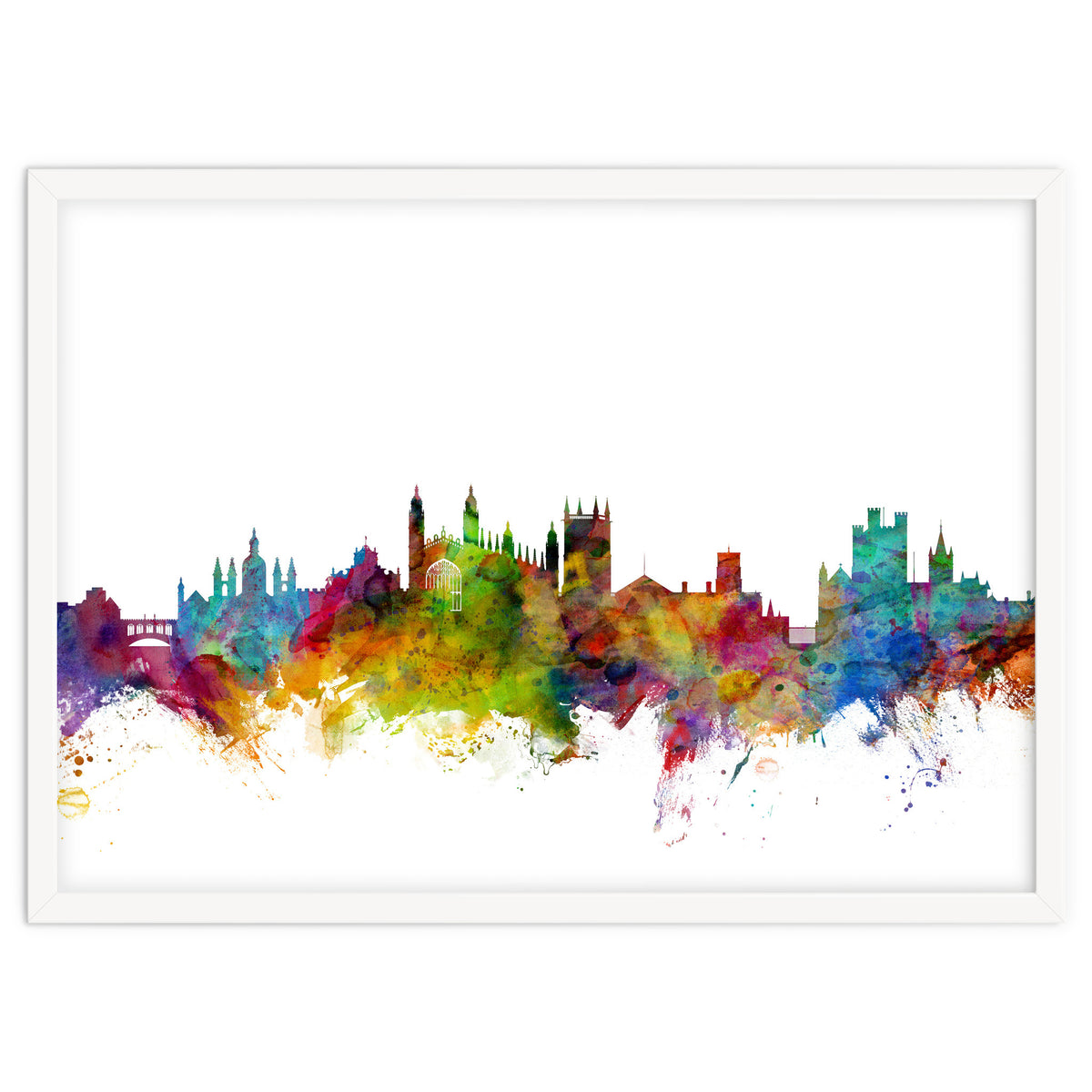 Cambridge England Skyline