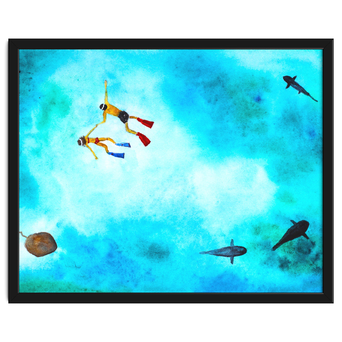 One summer day || watercolor