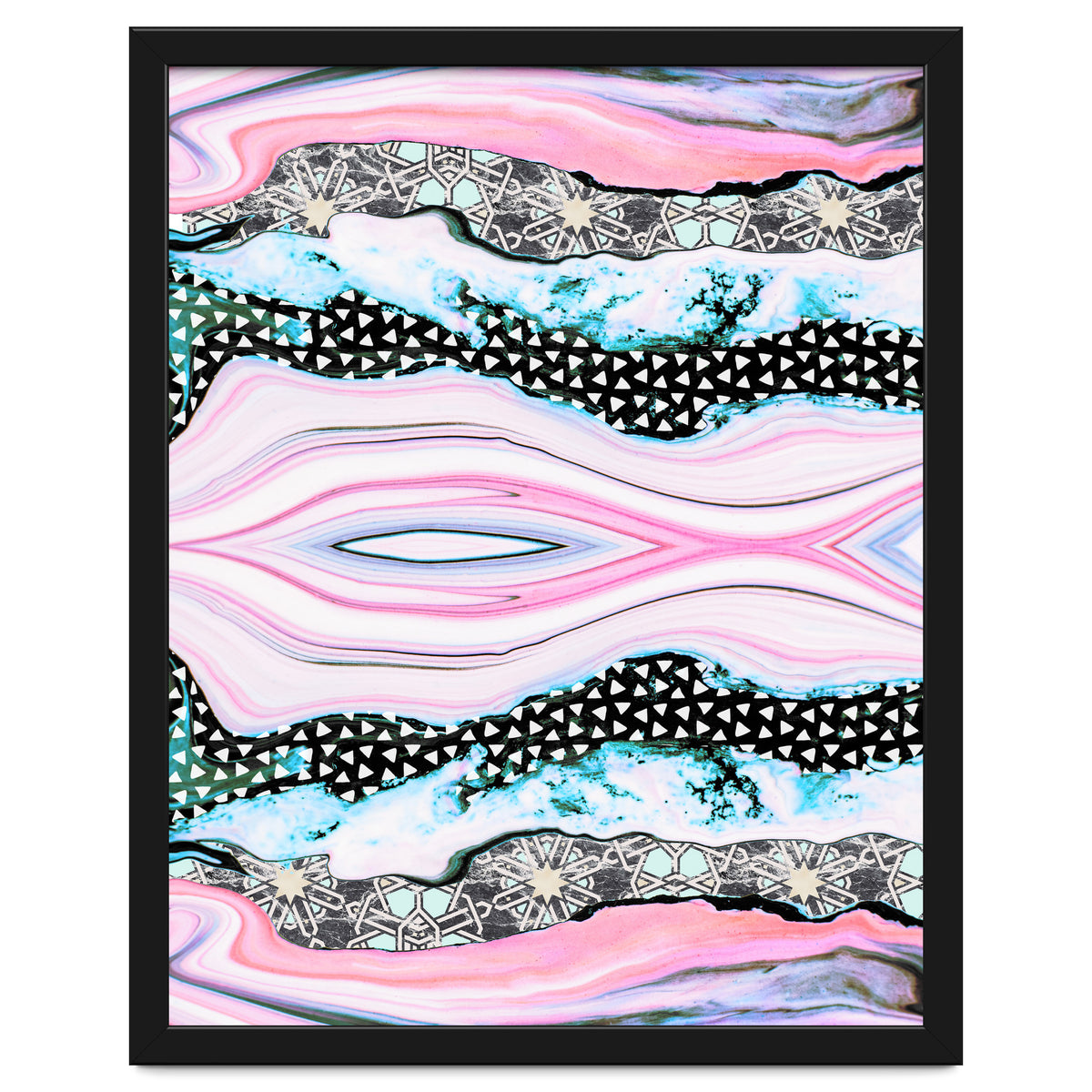 Abstract shapes of marble and patterns