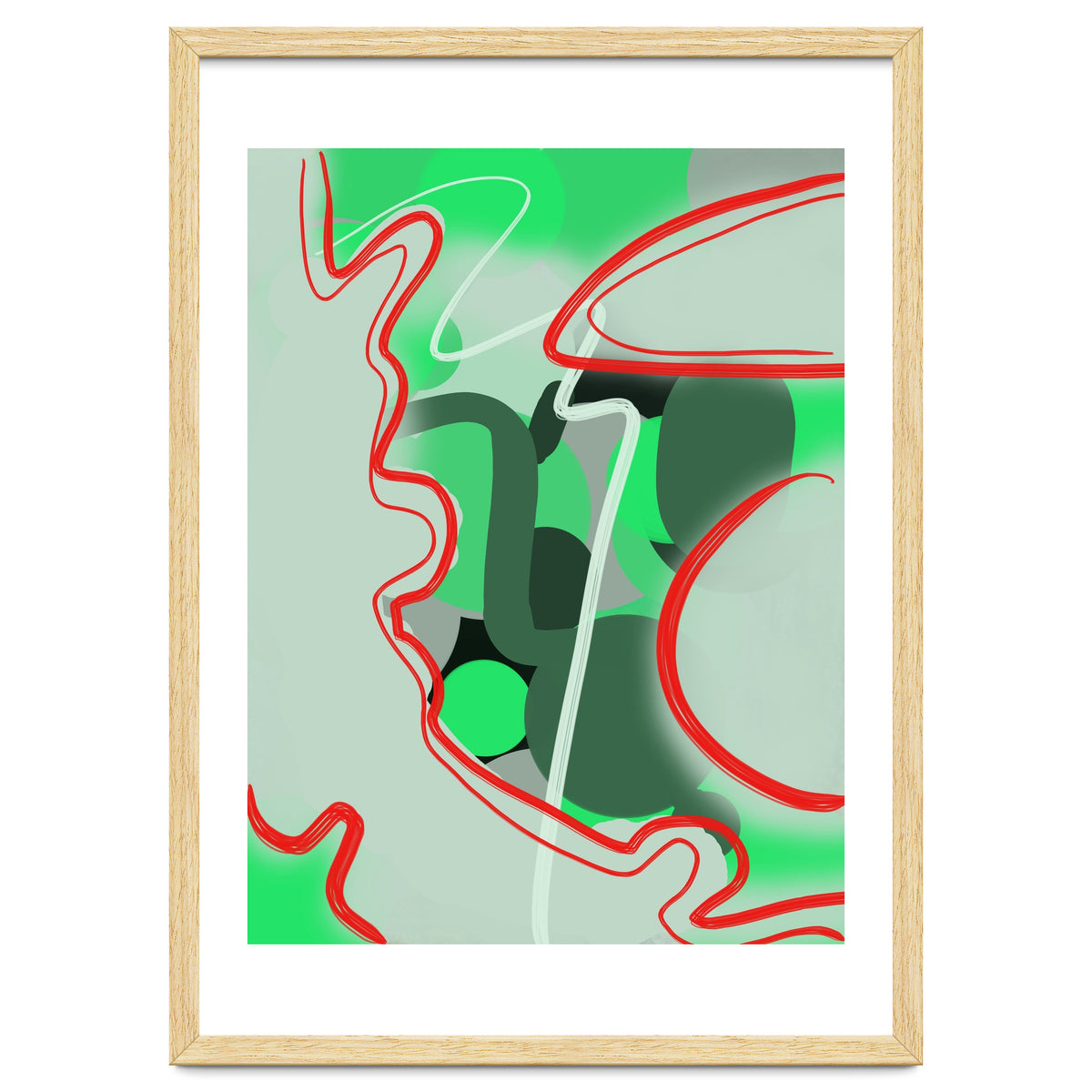 Abstraction In Complementary Colors 1