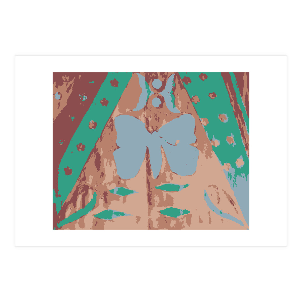 Butterfly Flower Array Art (Print Only)