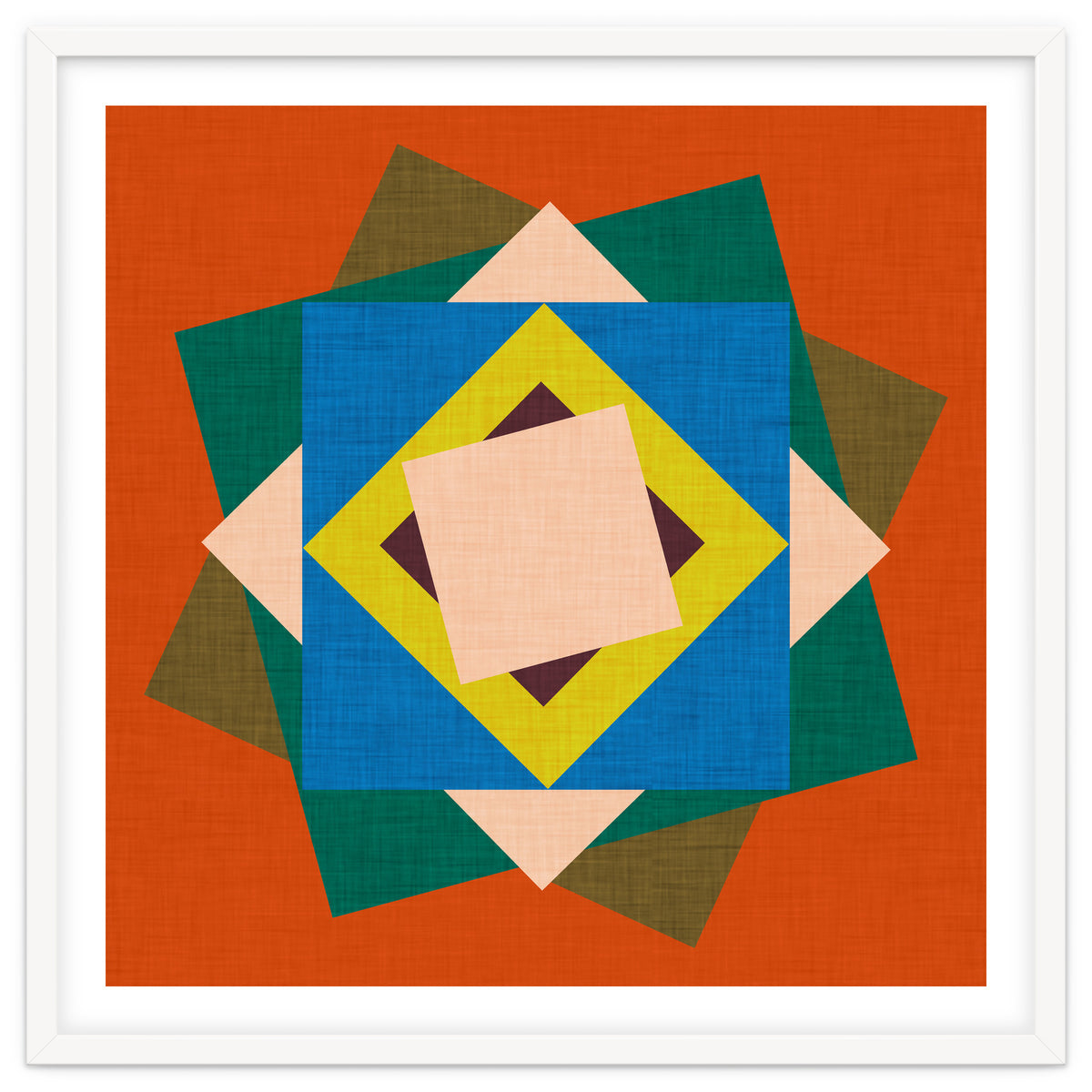 Kilim Floral Orange