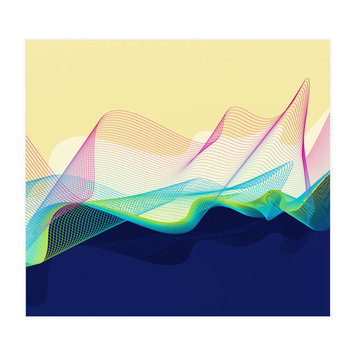 Abstract Waves (Print Only)