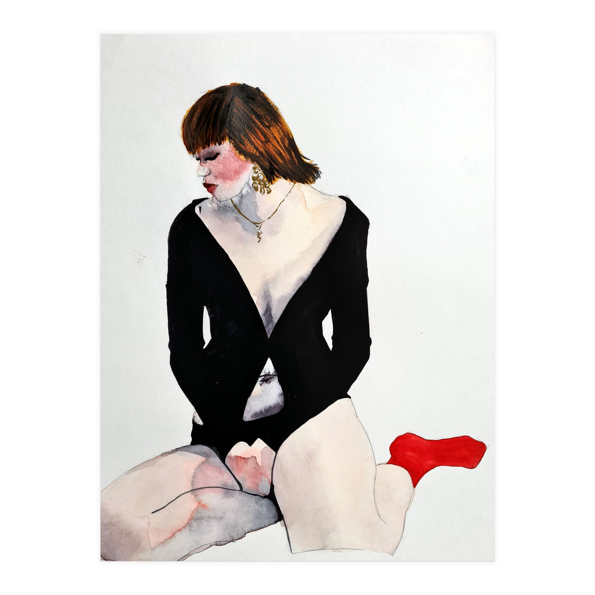 Untitled #95 Red Socks (Print Only)