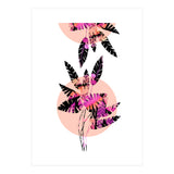 Pink Plants on Coral (Print Only) thumbnail