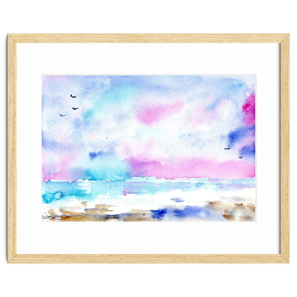 Tenderness of the sea || watercolor