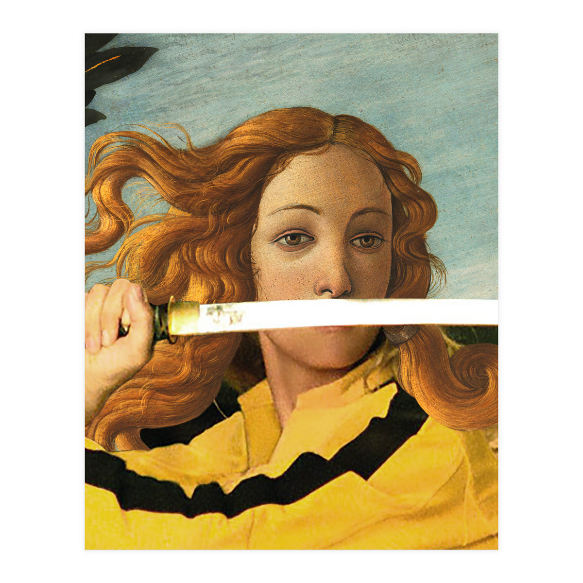 Venus of Sandro Botticelli and Beatrix Kiddo from Kill Bill (Print Only)