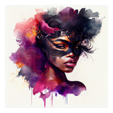 Watercolor Carnival Woman #7 (Print Only) thumbnail