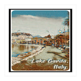 Birds And People On Lake Garda (Print Only) thumbnail