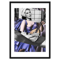 Tamara De Lempicka's Blue Woman with a Guitar & Audrey Hepburn in Breakfast at Tiffany's
