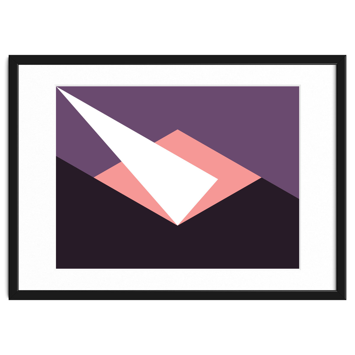 Geometric Shapes No. 59 - pink & purple