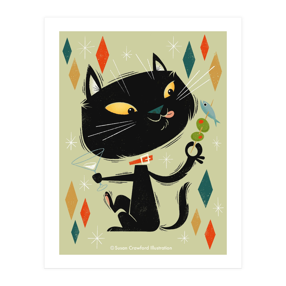 Cat A Tonic Black (Print Only)