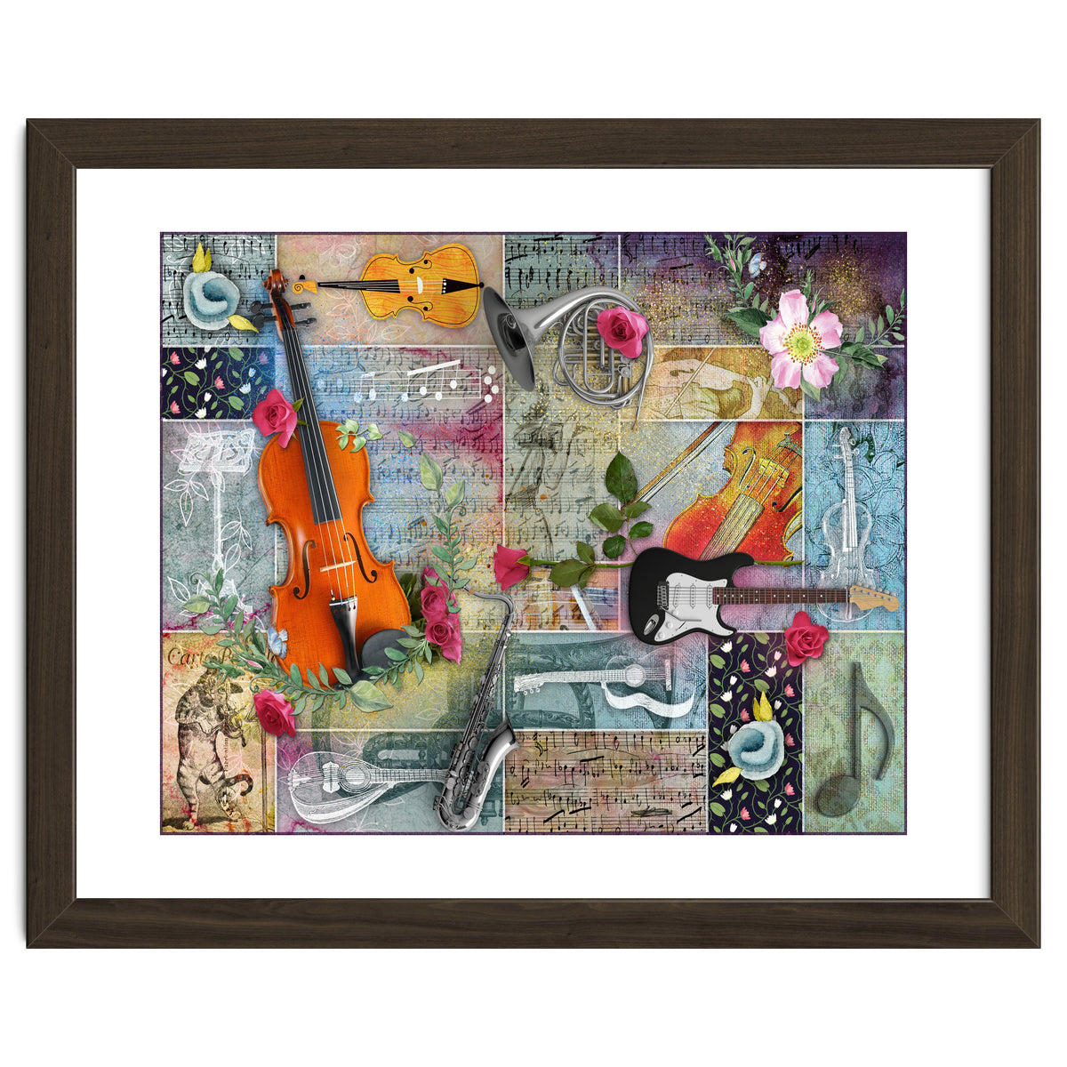 Musical Garden Collage