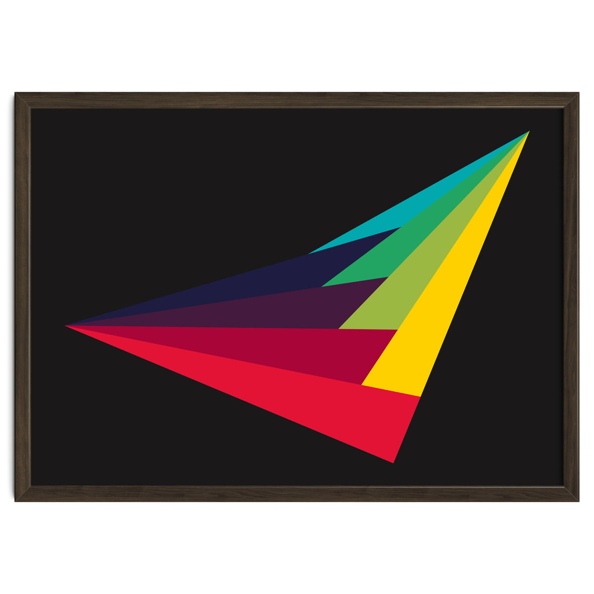 Geometric Shapes No. 40 - rainbow