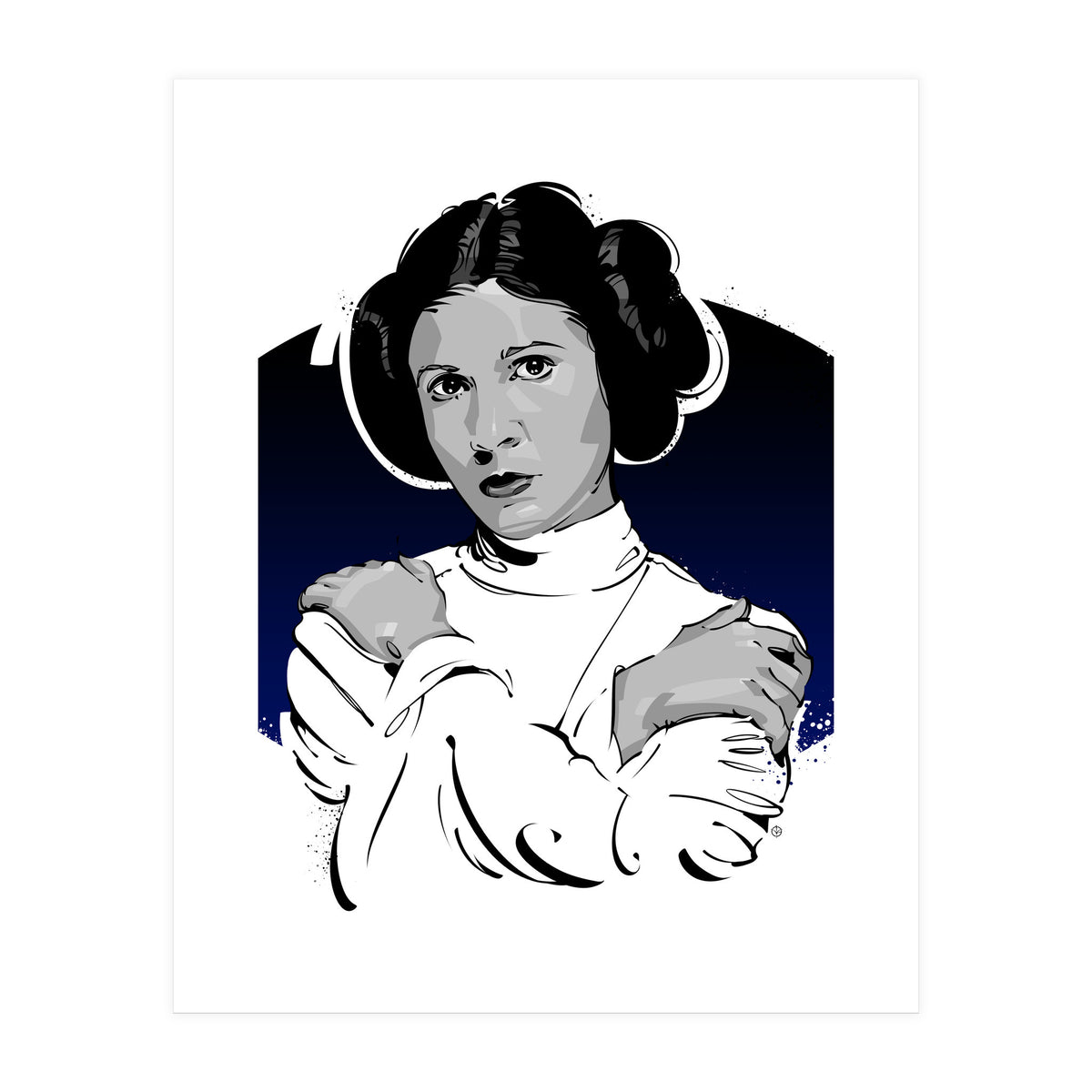 Leia STAR WARS (Print Only)