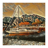 Art boats on Lake Garda, Italia (Print Only) thumbnail