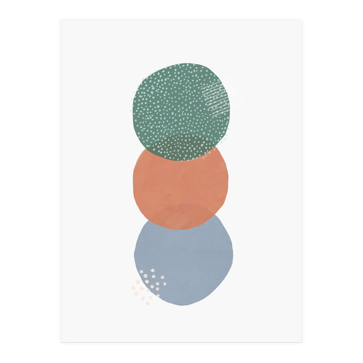 Abstract Soft Circles Part 2 (Print Only)