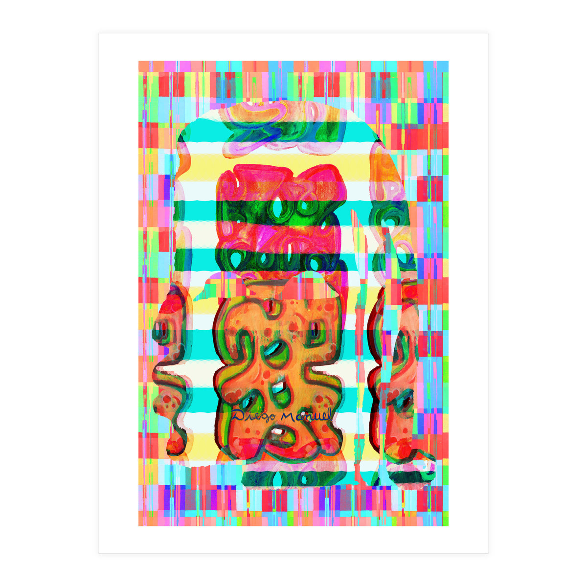 Abstracto Pop Nuevo B Nuevo 18 (Print Only)