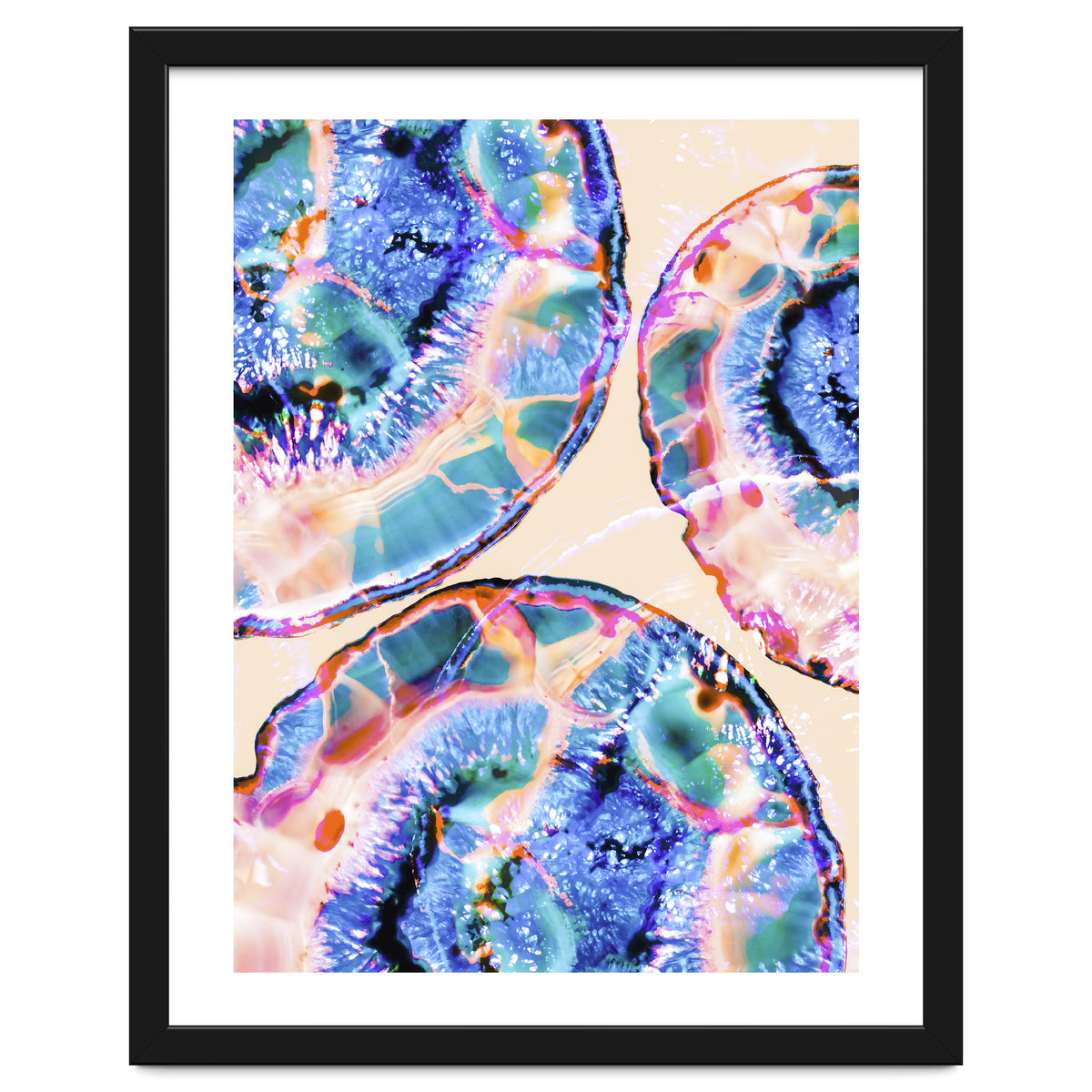 Abstract Agate Painting