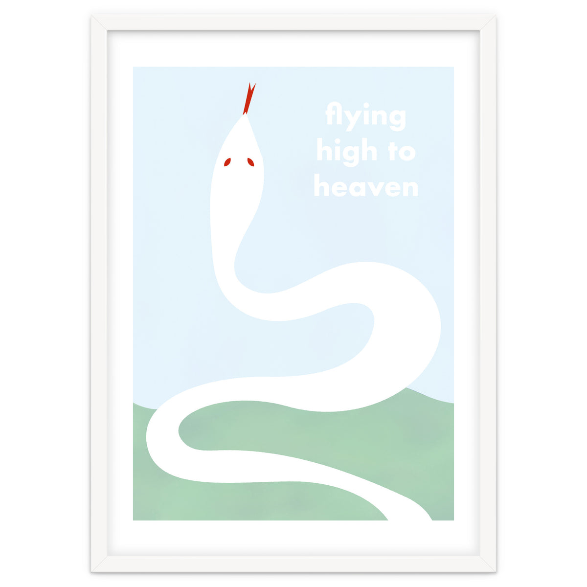 flying high to heaven