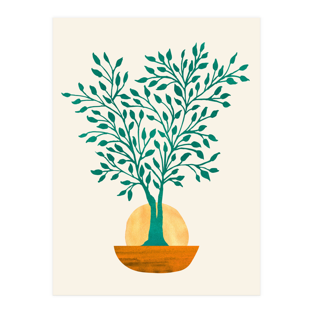 Emerald Ficus Sunset (Print Only)