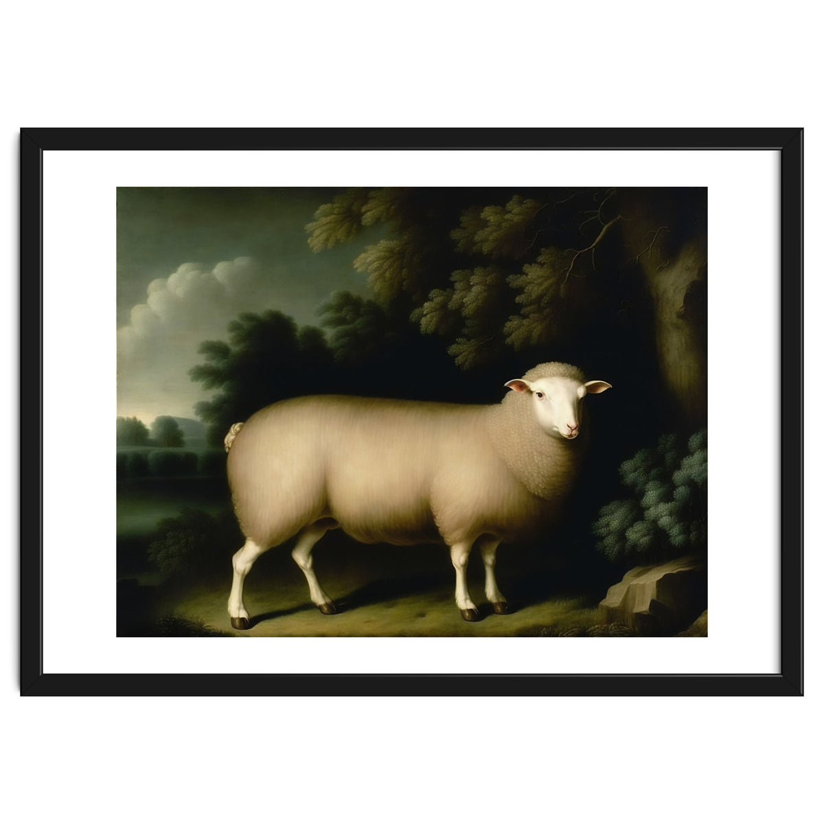 Sheep Classical Oil Painting