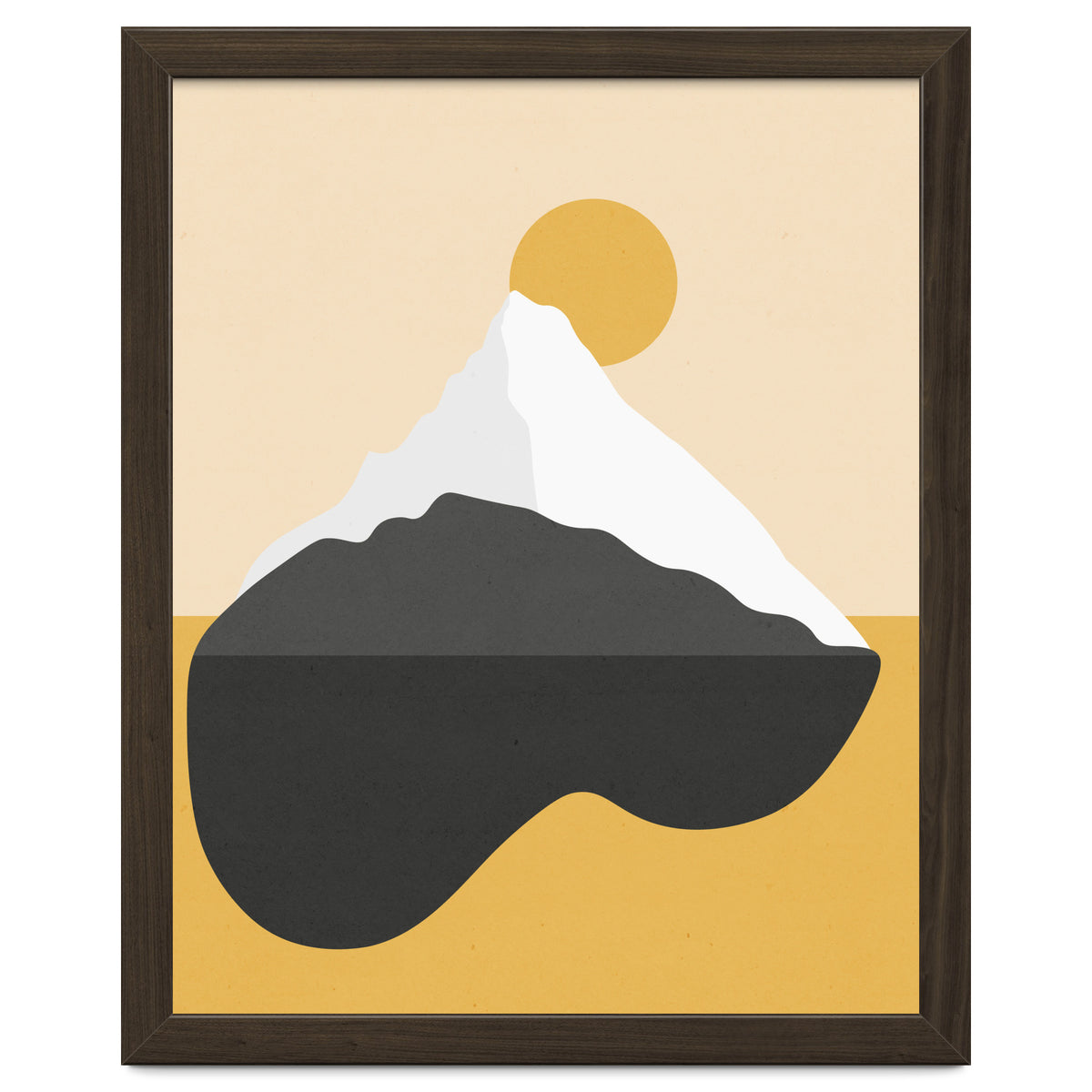 Abstract Mountain - Golden Desert