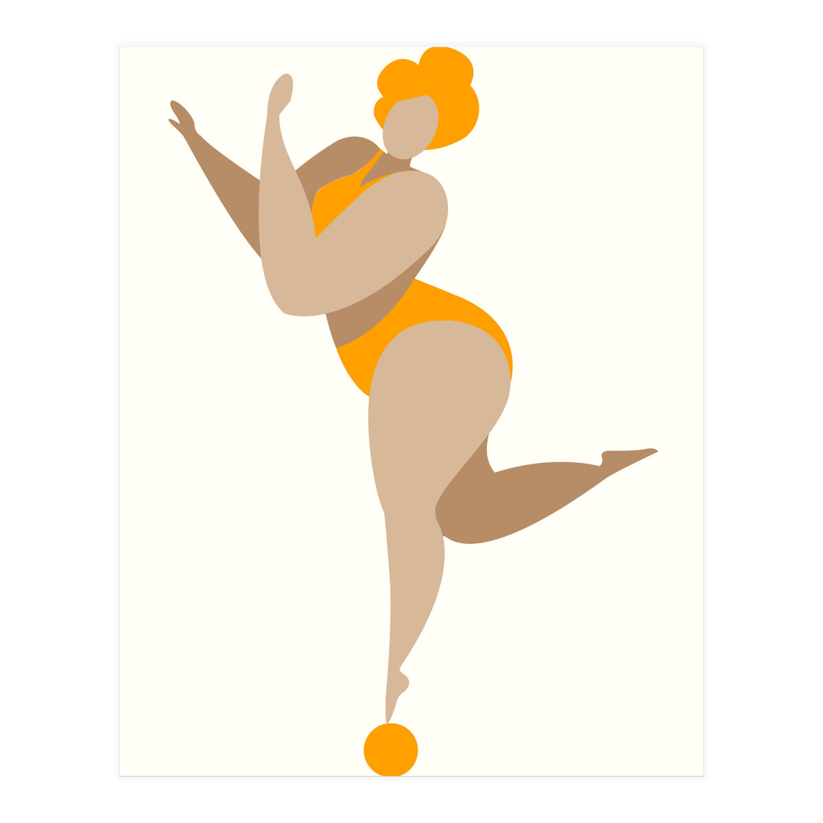 Dancing Queen Yellow (Print Only)
