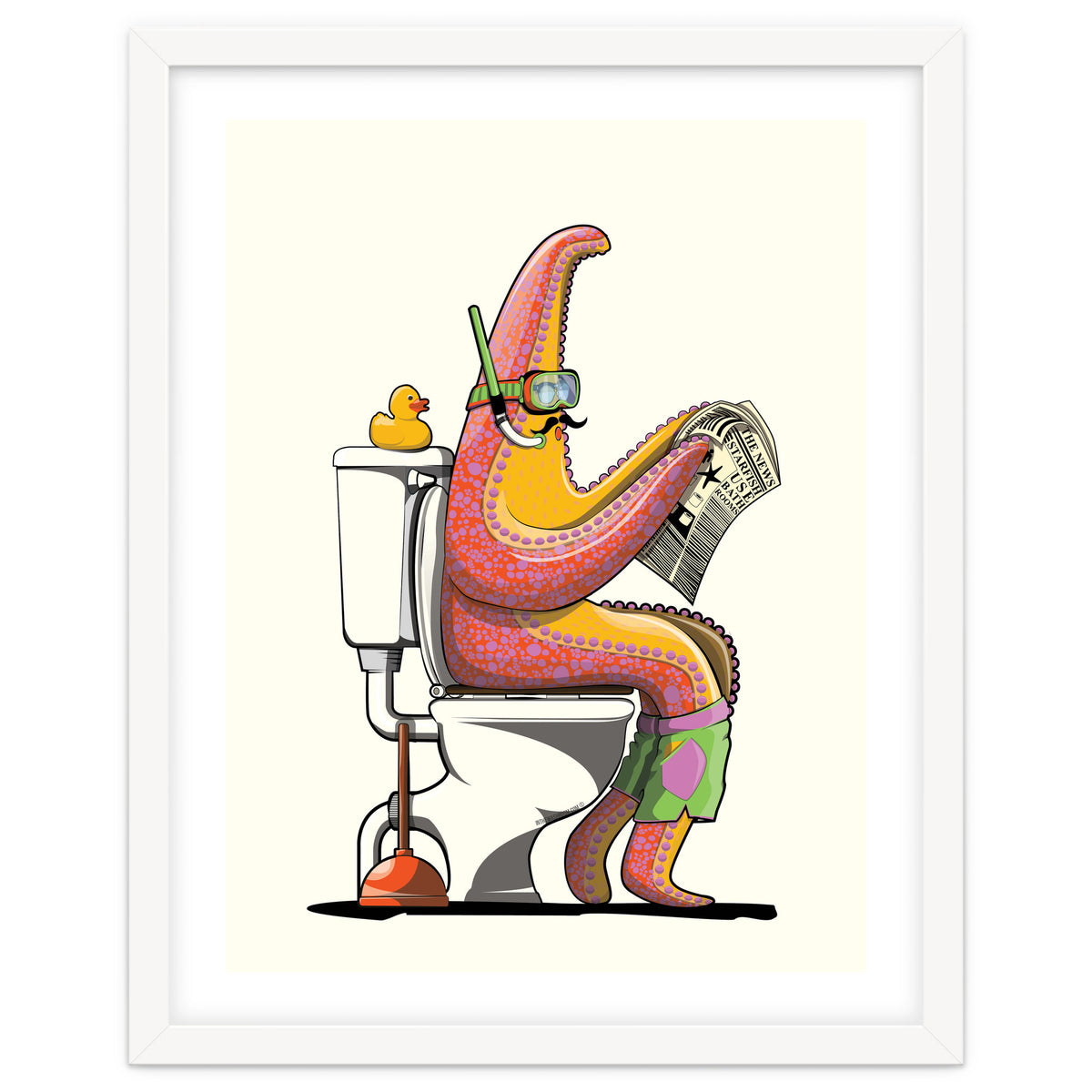 Starfish on the Toilet