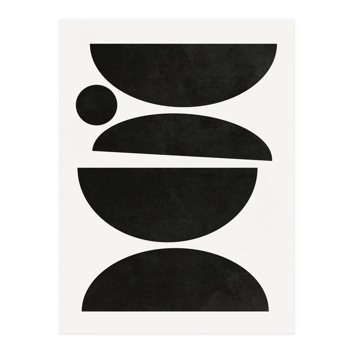 ABSTRACT AND GEOMETRIC SHAPES 01BW (Print Only)