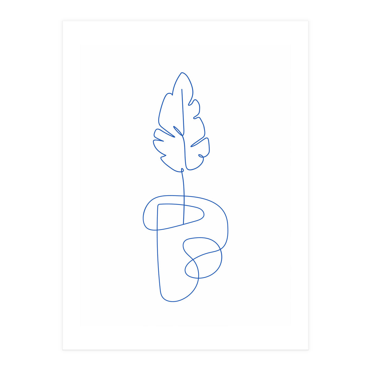 One Line Art Botanical (Print Only)