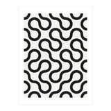 My Favorite Geometric Patterns No.28 - White (Print Only) thumbnail