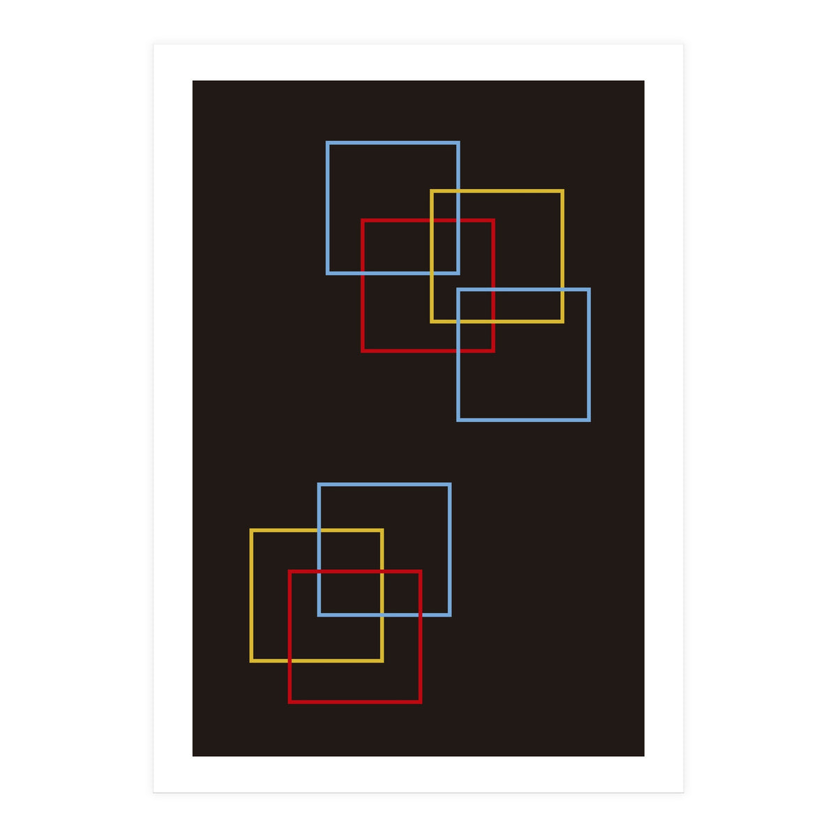 Geometric Minimalist Abstract Modern 4 (Print Only)