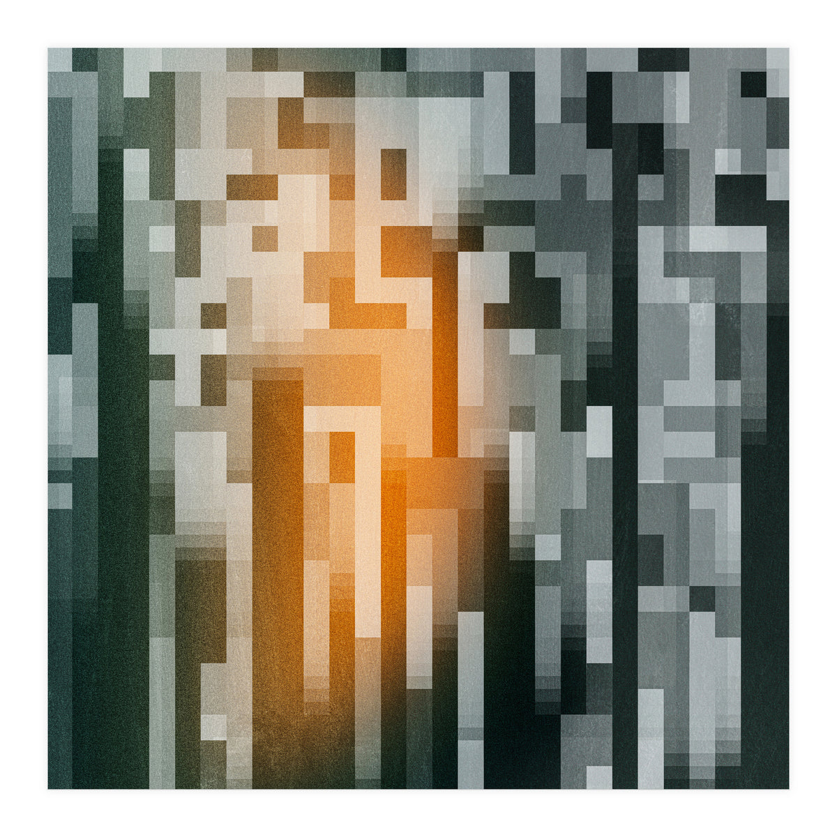 Pixel City #4 (Print Only)