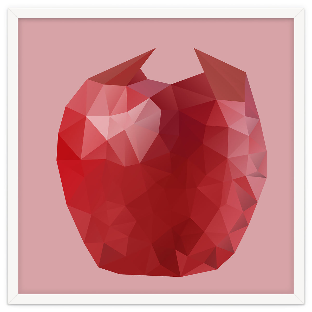 Apple Low Poly Art