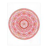 Red & Gold Mandala (Print Only) thumbnail