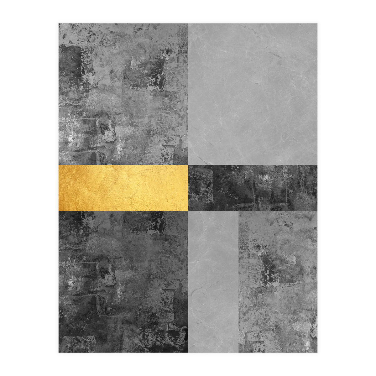 Geometric and golden V (Print Only)