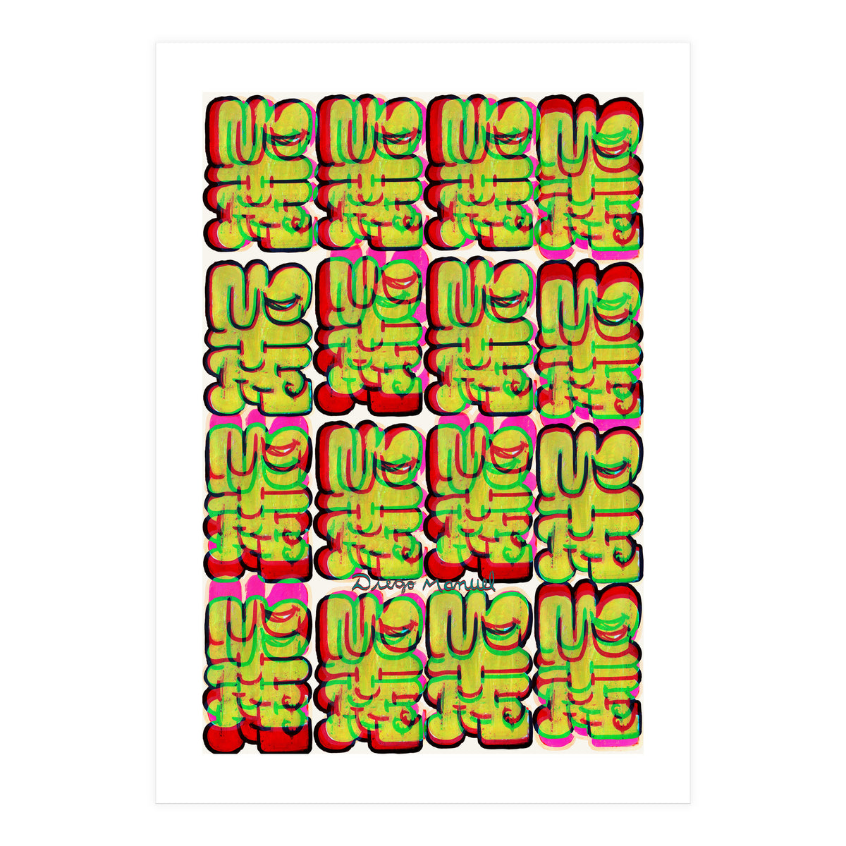 Graffitis 2021 Tapiz 111 (Print Only)