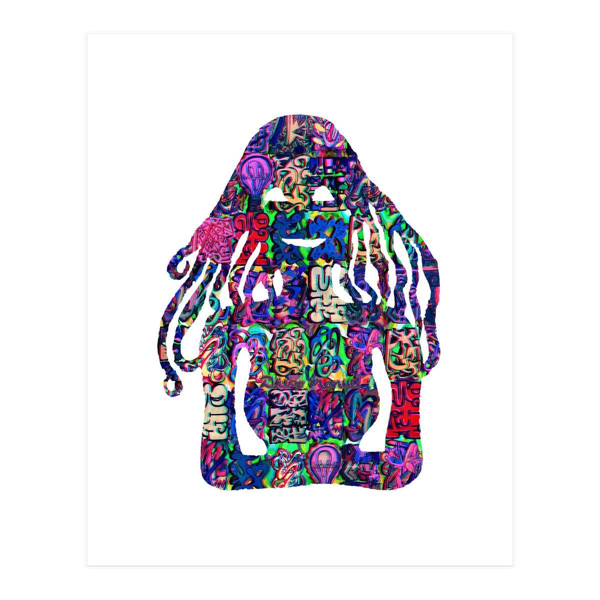 Mujer Digital 4 8  (Print Only)