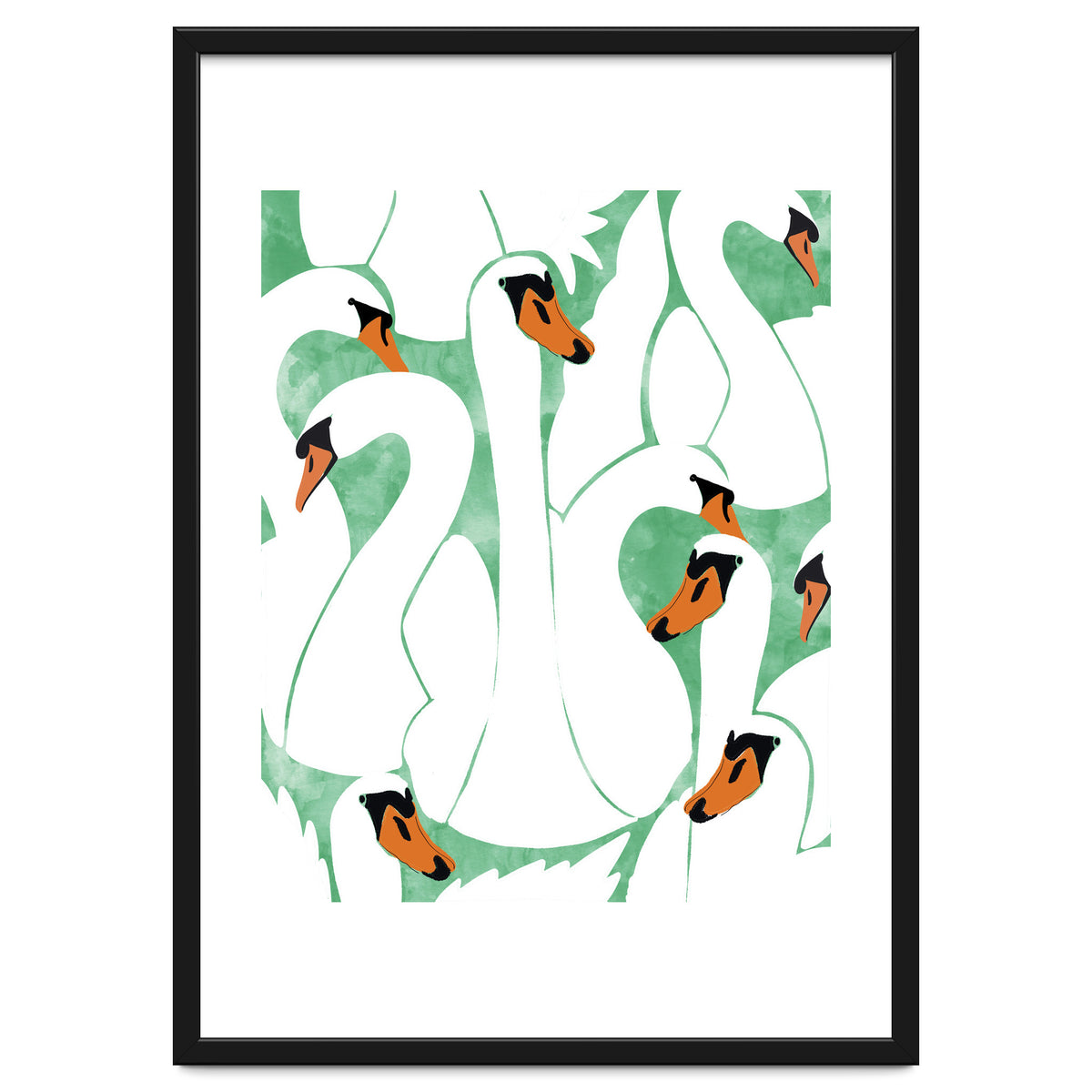 White Calm Was Born Into A Swan