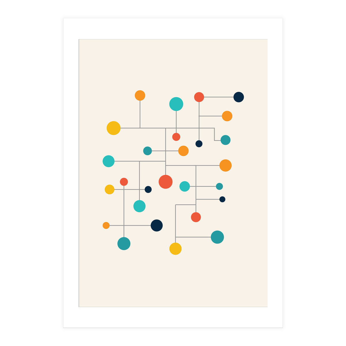 Mid Century Modern Geometry 015 (Print Only)