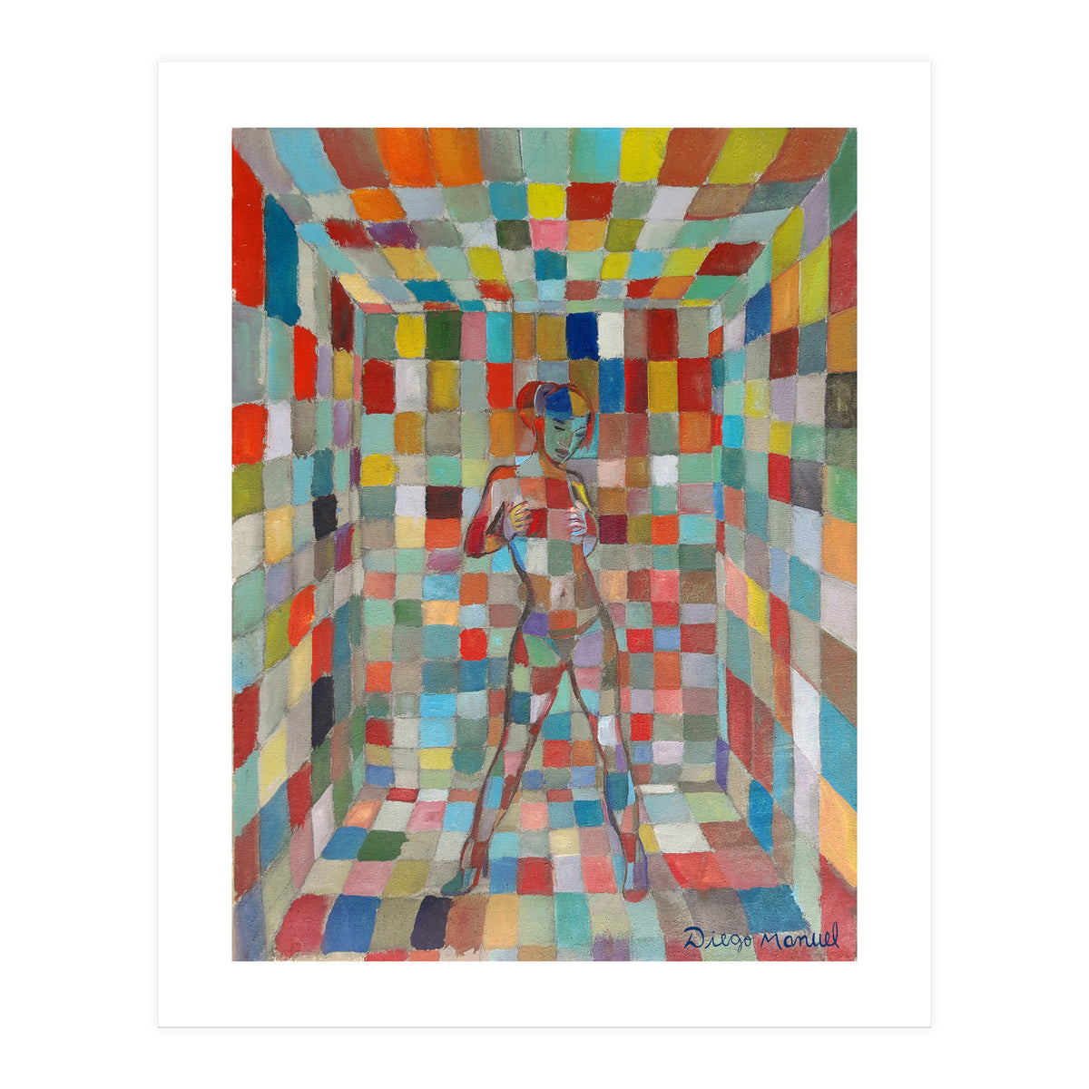 Chica Cubista (Print Only)