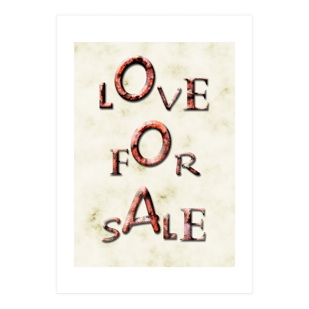 Love 4 sale (Print Only)