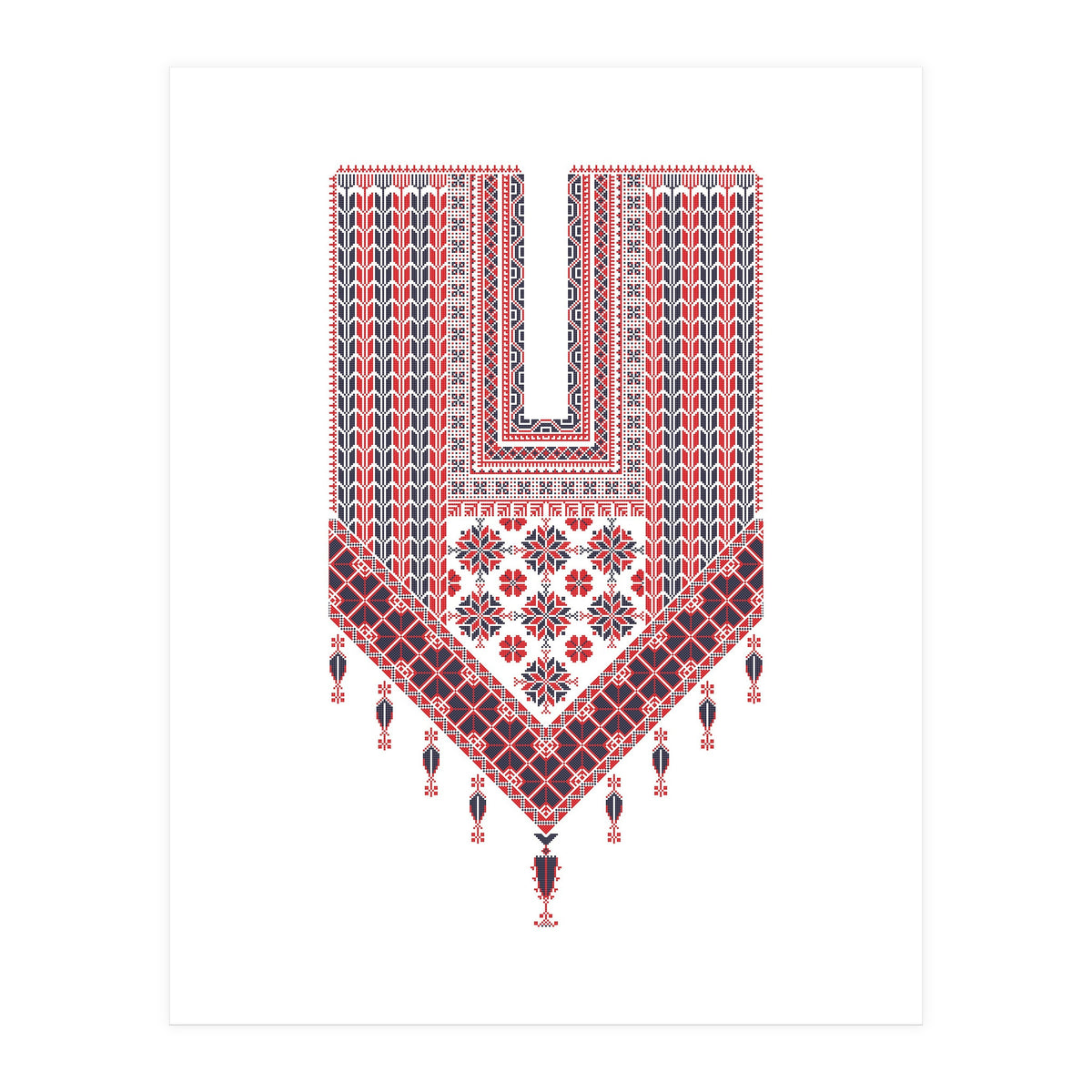 Tatreez Ornament 12 (Print Only)