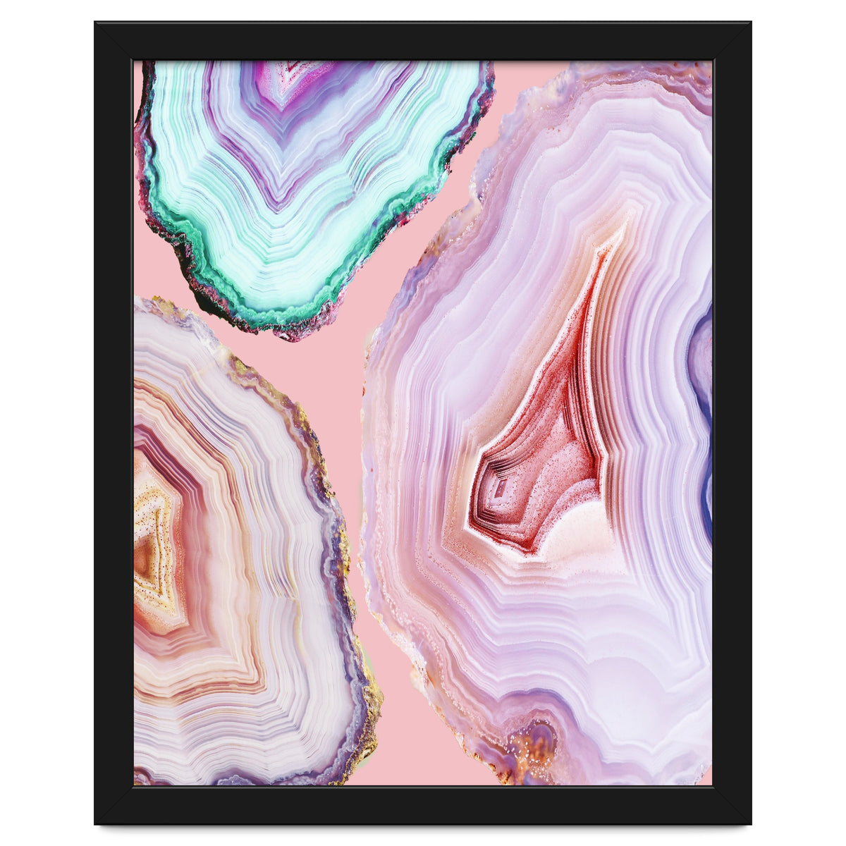 Mineral Agates #Glam collection