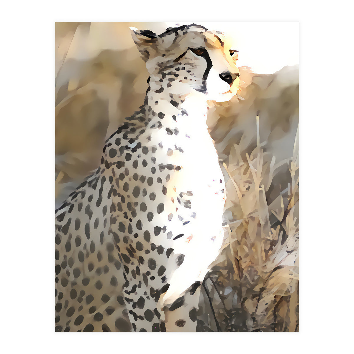 Guardian Cheetah (Print Only)