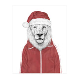 Santa Lion (Print Only) thumbnail