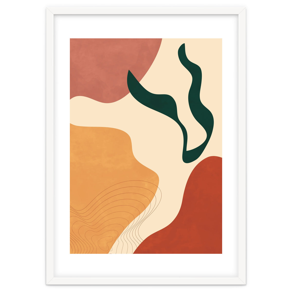 Abstract Scandi Neutral Shapes