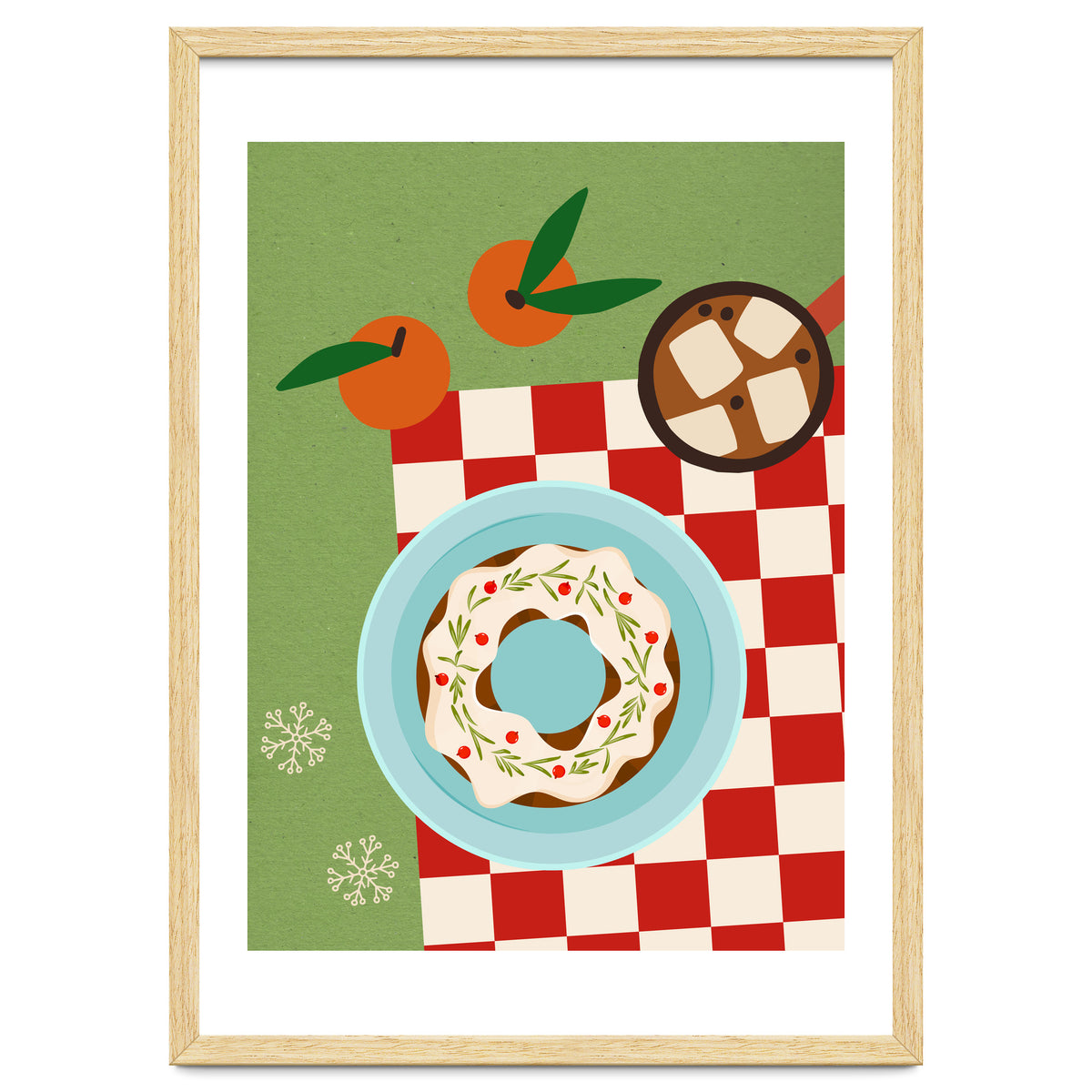 Christmas Wreath Cake